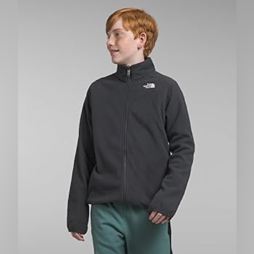 THE NORTH FACE Boys Fleece Jacket Coat Sweater XL in Gray